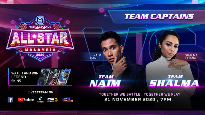 IO Esport The First Mobile Legends All Star Showmatch is here! Naim Daniel, Shalma Eliana, Soloz, Penjahat, and more!